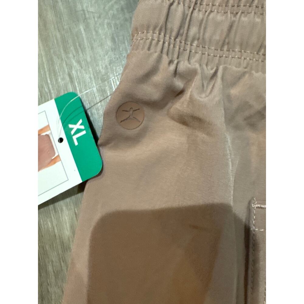 Danskin Paper Bag Shorts Pink & Green Women's Size XL - Picture 12 of 16